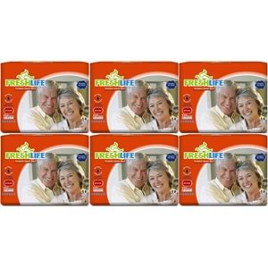 FreshLife Yetişkin Bezi Bel Bantlı L - Large - Büyük 180 Adet (6PK*30)