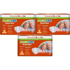 FreshLife Yetişkin Bezi Bel Bantlı S - Küçük - Small 90 Adet (3PK*30)