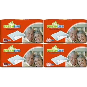 FreshLife Yetişkin Yatak Koruyucu 60*90CM 120 Adet (4PK*30)