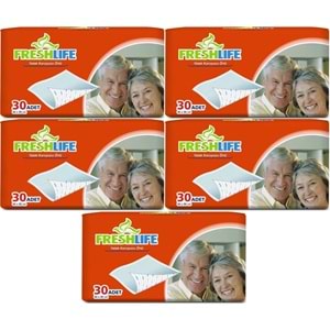 FreshLife Yetişkin Yatak Koruyucu 60*90CM 150 Adet (5PK*30)