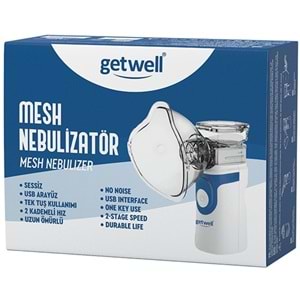 Getwell (Avantaj Pk 3) Konuşan Üst Koldan Tansiyon Aleti - Ölçme Cihazı / Mesh Nebulizatör Şarjlı