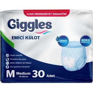 Giggles Yetişkin Bezi Emici Külot M-Orta Medium 120 Adet (4PK*30)