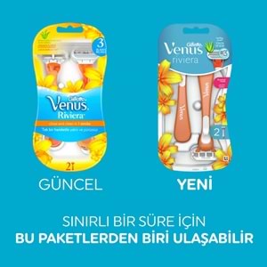 Gillette Venus Riviera Kullan At Kadın Tıraş Bıçağı 12 Li Set (6PK*2)