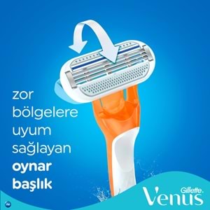 Gillette Venus Riviera Kullan At Kadın Tıraş Bıçağı 12 Li Set (6PK*2)
