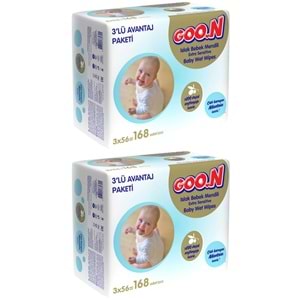Goon Islak Havlu Mendil 56 Yaprak Sensitive Hassas Cilt 6 Lı Set (2PK*3) 336 Yaprak