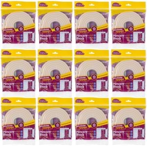 GreenLeaves Süngerli Pencere Bandı 5 Metre (12 Li Set)