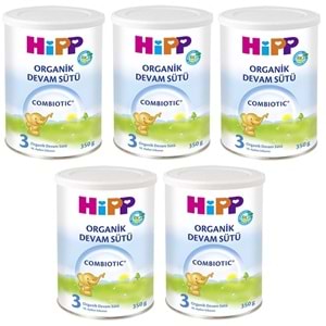 Hipp Organik Combiotic Bebek Sütü 350GR No:3 (5 Li Set)
