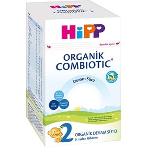 Hipp Organik Combiotic Bebek Devam Sütü 800GR No:2 (6. Aydan İtibaren) (2 Li Set)