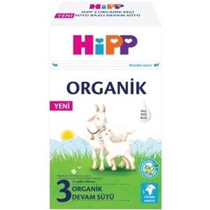 Hipp Organik Keçi Sütü Bazlı Devam Sütü 400GR No:3 (12.Aydan İtibaren) (5 Li Set)