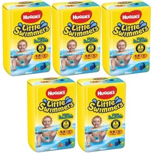 HuGGıes Little Swımmers Mayo Bebek Bezi Beden :5-6 12-18 KG 55 Adet 5PK*11