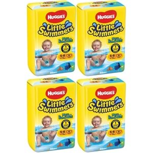 HuGGıes Little Swımmers Mayo Bebek Bezi Beden :5-6 12-18 KG 44 Adet 4PK*11