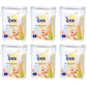 İpek Bebek Temizleme Pamuğu 360 Adet (6Pk*60)