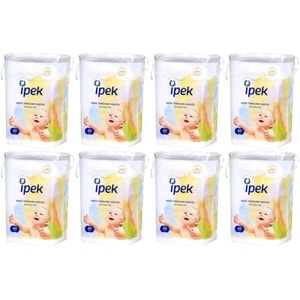 İpek Bebek Temizleme Pamuğu 480 Adet (8Pk*60)