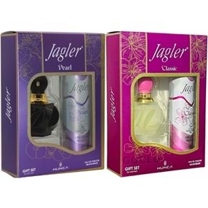 Jagler Parfüm Seti (Karma Set) Kadın 60ML Pearl + Deodorant / Kadın 60ML Classic + Deodorant