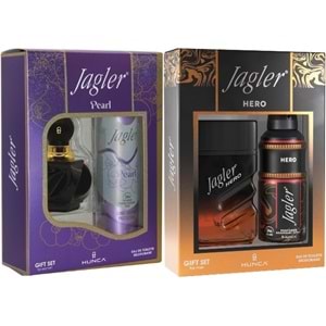 Jagler Parfüm Seti (Karma Set) Kadın 60ML Pearl + Deodorant / Erkek 90ML Hero + Deodorant