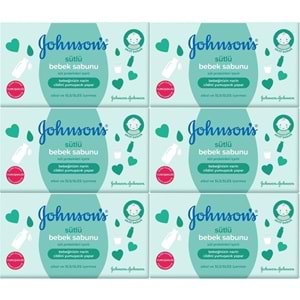 Johnsons Baby Bebek Sabunu 90Gr Sütlü (6 Lı Set)