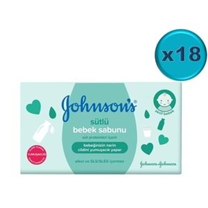 Johnsons Baby Bebek Sabunu 90Gr Sütlü (18 Li Set)