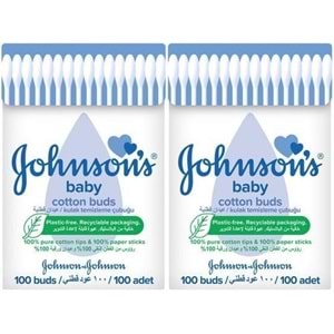 Johnsons Baby Kulak Temizleme Çubuğu 100 Adet (2 Li Set)