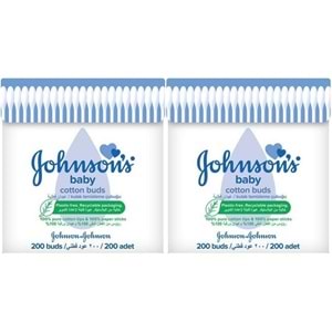 Johnsons Baby Kulak Temizleme Çubuğu 200 Adet (2 Li Set)