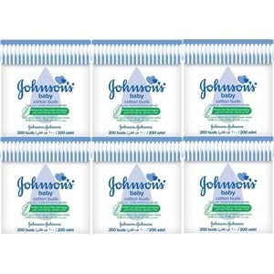 Johnsons Baby Kulak Temizleme Çubuğu 200 Adet (6 Lı Set)