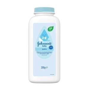 Johnsons Baby Bebek Pudrası 200GR Klasik (%99 Doğal) (2 Li Set)