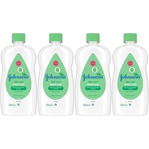 Johnsons Baby Bebek Yağı 500ML Aloe Vera (4 Lü Set)