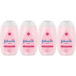 Johnsons Baby Bebek Losyon 300ML (4 Lü Set)