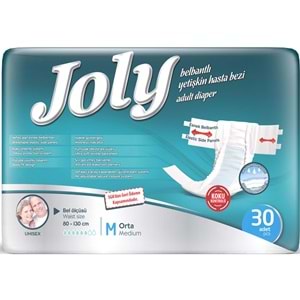 Joly Yetişkin Bezi Bel Bantlı M - Orta - Medium 240 Adet