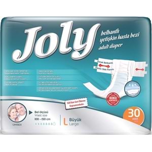 Joly Yetişkin Bezi Bel Bantlı L - Büyük - Large 120 Adet