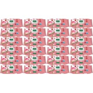 Komili Islak Havlu Mendil 90 Yaprak Gül Kokulu (24 Lü Set) Pratik Kapaklı (2160 Yaprak)