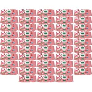 Komili Islak Havlu Mendil 90 Yaprak Gül Kokulu (48 Li Set) Pratik Kapaklı (4320 Yaprak)