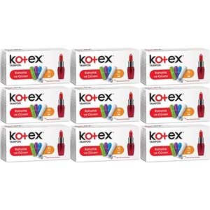 Kotex Tampon Mini 144 Lü Set (9PK*16)