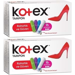 Kotex Tampon Normal 32 Li Set (2PK*16)