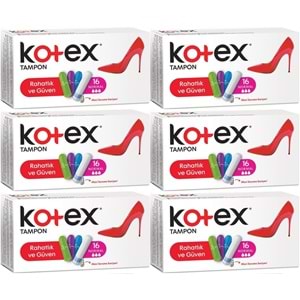 Kotex Tampon Normal 96 Lı Set (6PK*16)