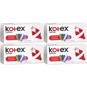 Kotex Tampon Süper 64 Lü Set (4PK*16)
