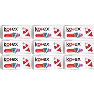 Kotex Tampon Süper 144 Lü Set (9PK*16)