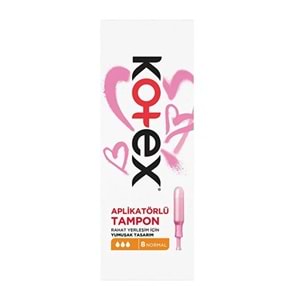 Kotex Aplikatörlü Tampon Normal 24 Lü Set (3PK*8)