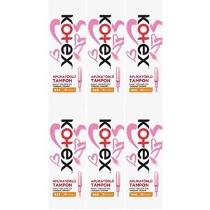 Kotex Aplikatörlü Tampon Normal 48 Li Set (6PK*8)