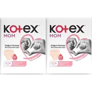 Kotex Mom Lohusa Külodu - Külot Bez S - Small - Küçük / M - Medium - Orta 16 Lı Set (2PK*8)