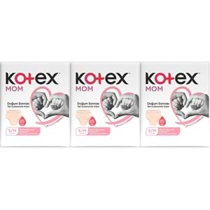 Kotex Mom Lohusa Külodu - Külot Bez S - Small - Küçük / M - Medium - Orta 24 Lü Set (3PK*8)