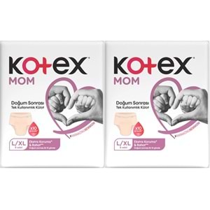 Kotex Mom Lohusa Külodu - Külot Bez L - Large - Büyük / XL - Extra Large - 16 Lı Set (2PK*8)