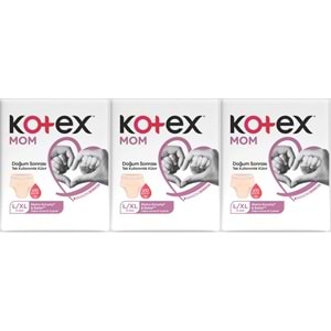 Kotex Mom Lohusa Külodu - Külot Bez L - Large - Büyük / XL - Extra Large - 24 Lü Set (3PK*8)