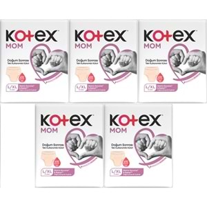 Kotex Mom Lohusa Külodu - Külot Bez L - Large - Büyük / XL - Extra Large - 40 Lı Set (5PK*8)