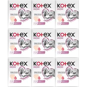Kotex Mom Lohusa Külodu - Külot Bez L - Large - Büyük / XL - Extra Large - 72 Li Set (9PK*8)