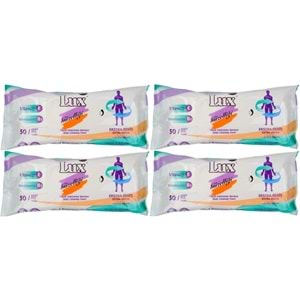 Lux Yetişkin Vücut Temizleme Islak Mendil Havlu 50 Yaprak XL (4 Lü Set)