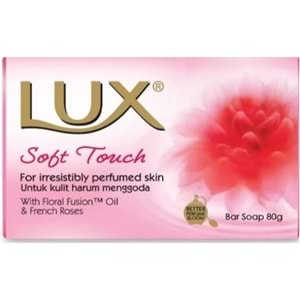Lux Sabun 80GR Soft Touch (Yumuşak Dokunuş) (4 Lü Set)