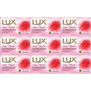Lux Sabun 80GR Soft Touch (Yumuşak Dokunuş) (9 Lu Set)