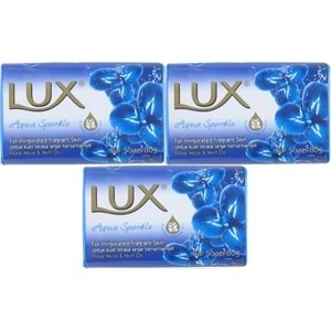 Lux Sabun 80GR Aqua Sparkle (Su Gibi Işıltı) (3 Lü Set)