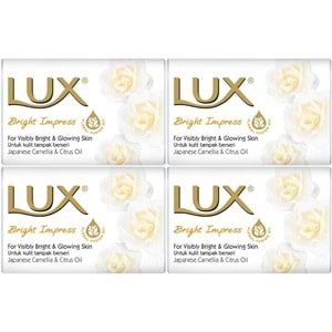 Lux Sabun 80GR Bright Impress (Etkileyici Parlaklık) (4 Lü Set)