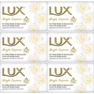 Lux Sabun 80GR Bright Impress (Etkileyici Parlaklık) (6 Lı Set)
